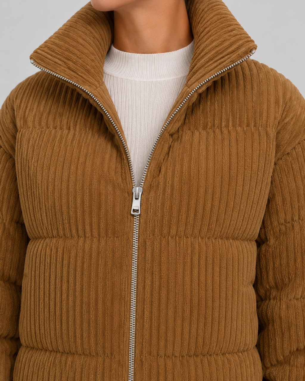 Kacob | Women's Corduroy Puffer Jacket