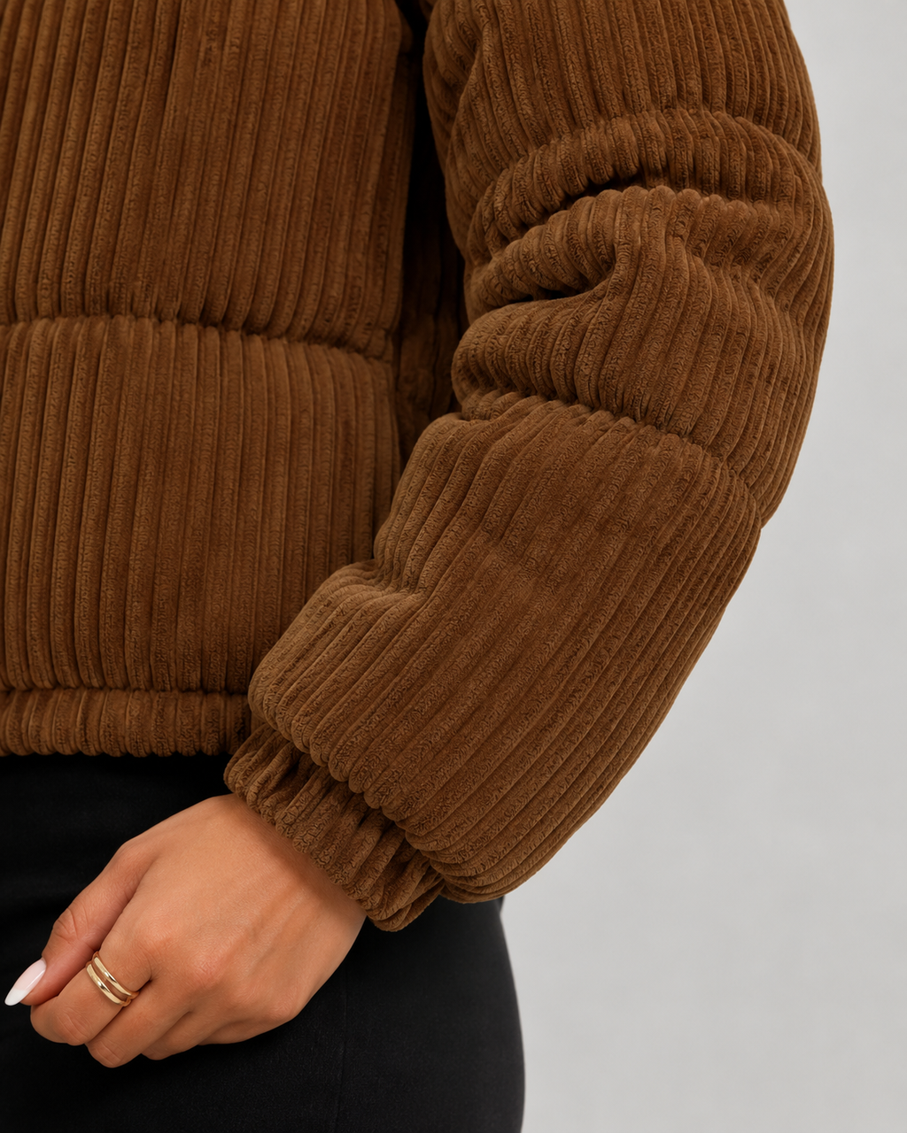 Kacob | Women's Corduroy Puffer Jacket