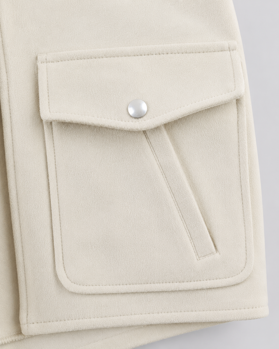 Kacob | Women's Cropped Suede-Effect Jacket
