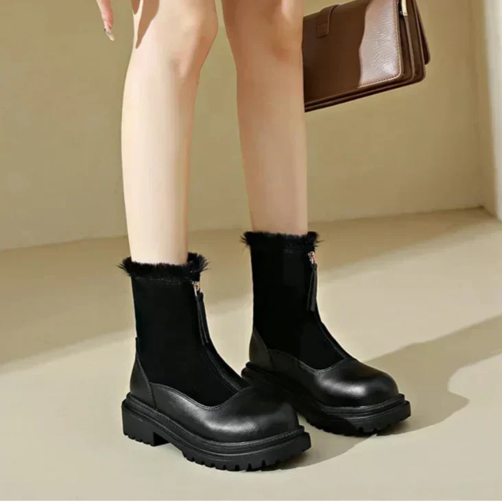 Kacob | Women's Cuffed Winter Ankle Boots
