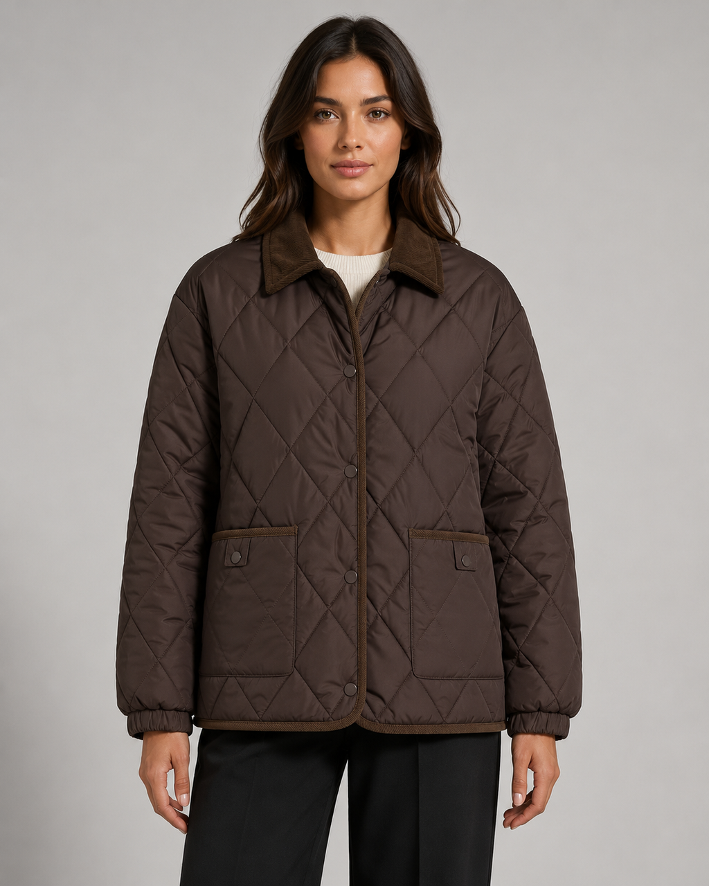 Kacob | Women's Diamond Quilted Jacket