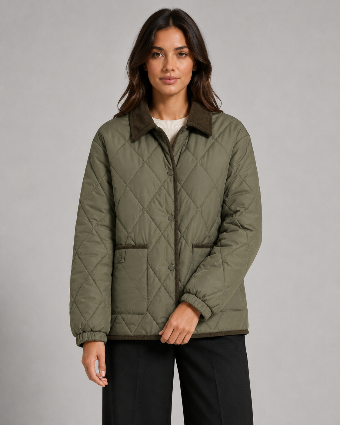 Kacob | Women's Diamond Quilted Jacket
