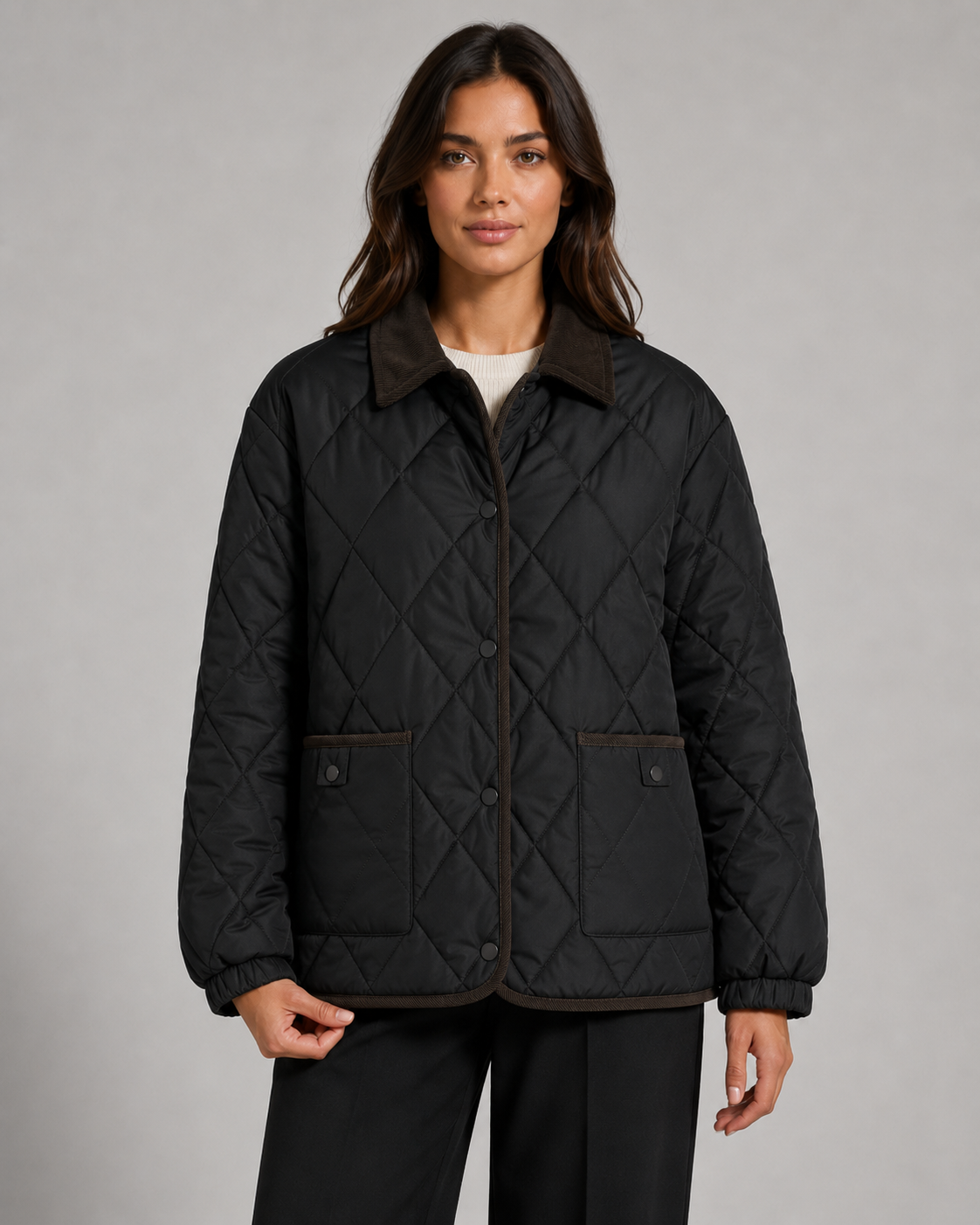 Kacob | Women's Diamond Quilted Jacket