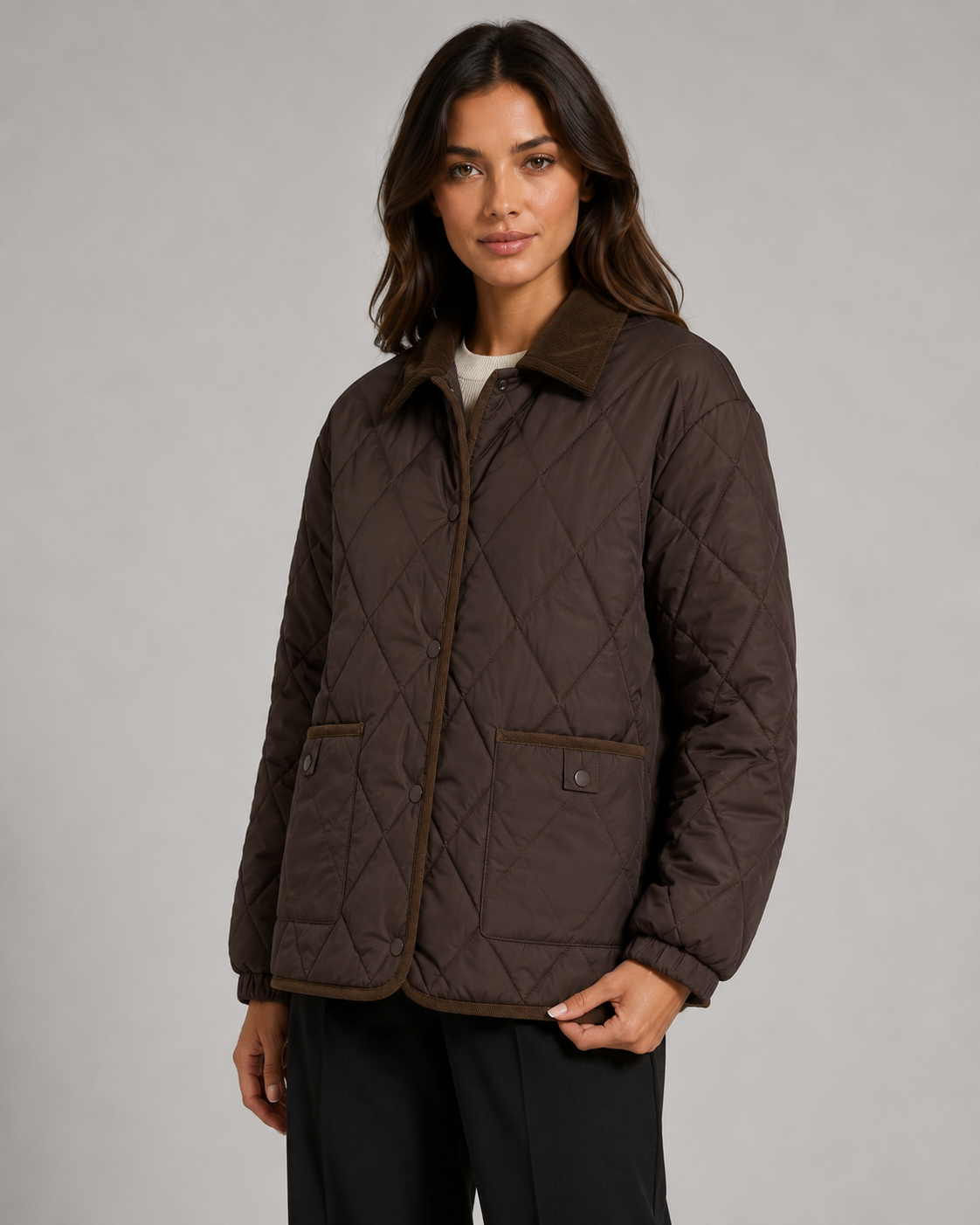 Kacob | Women's Diamond Quilted Jacket