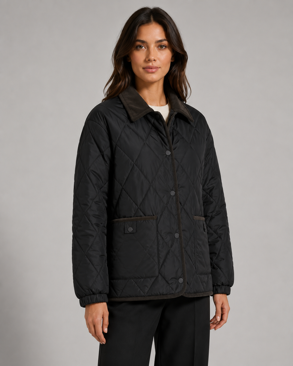 Kacob | Women's Diamond Quilted Jacket