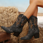 Kacob | Women's Distressed Western Boots