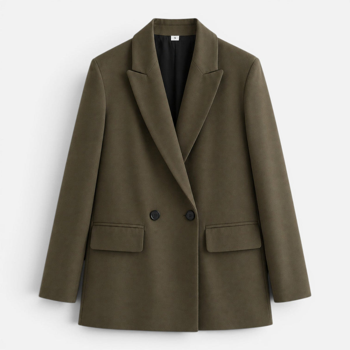 Kacob | Women's Double-Breasted Longline Blazer