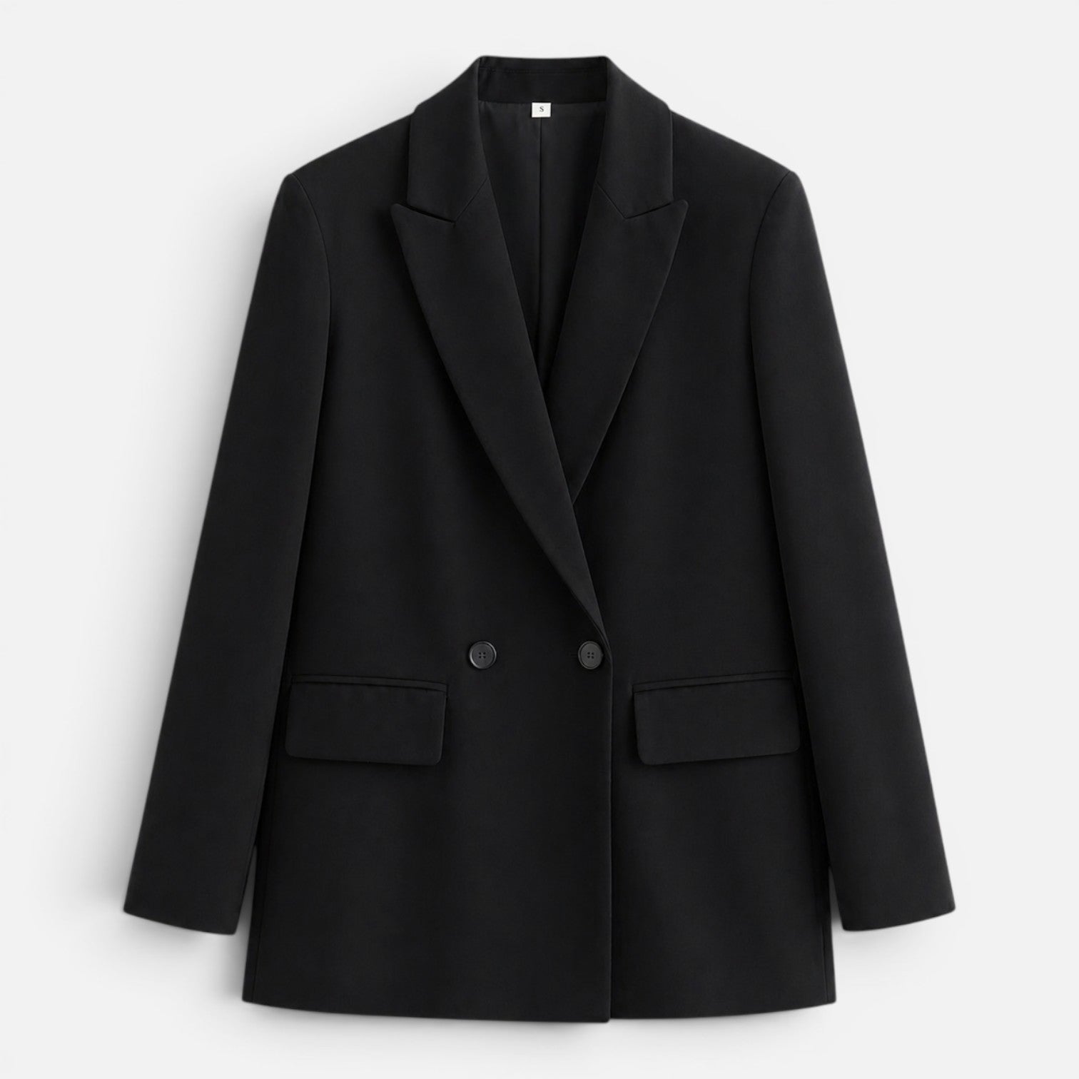 Kacob | Women's Double-Breasted Longline Blazer