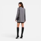 Kacob | Women's Double-Breasted Longline Blazer
