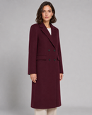 Kacob | Women's Double-Breasted Tailored Long Coat