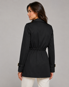 Kacob | Women's Drawstring Short Trench Coat