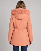 Kacob | Women's Faux Fur Hood Fleece Lined Parka