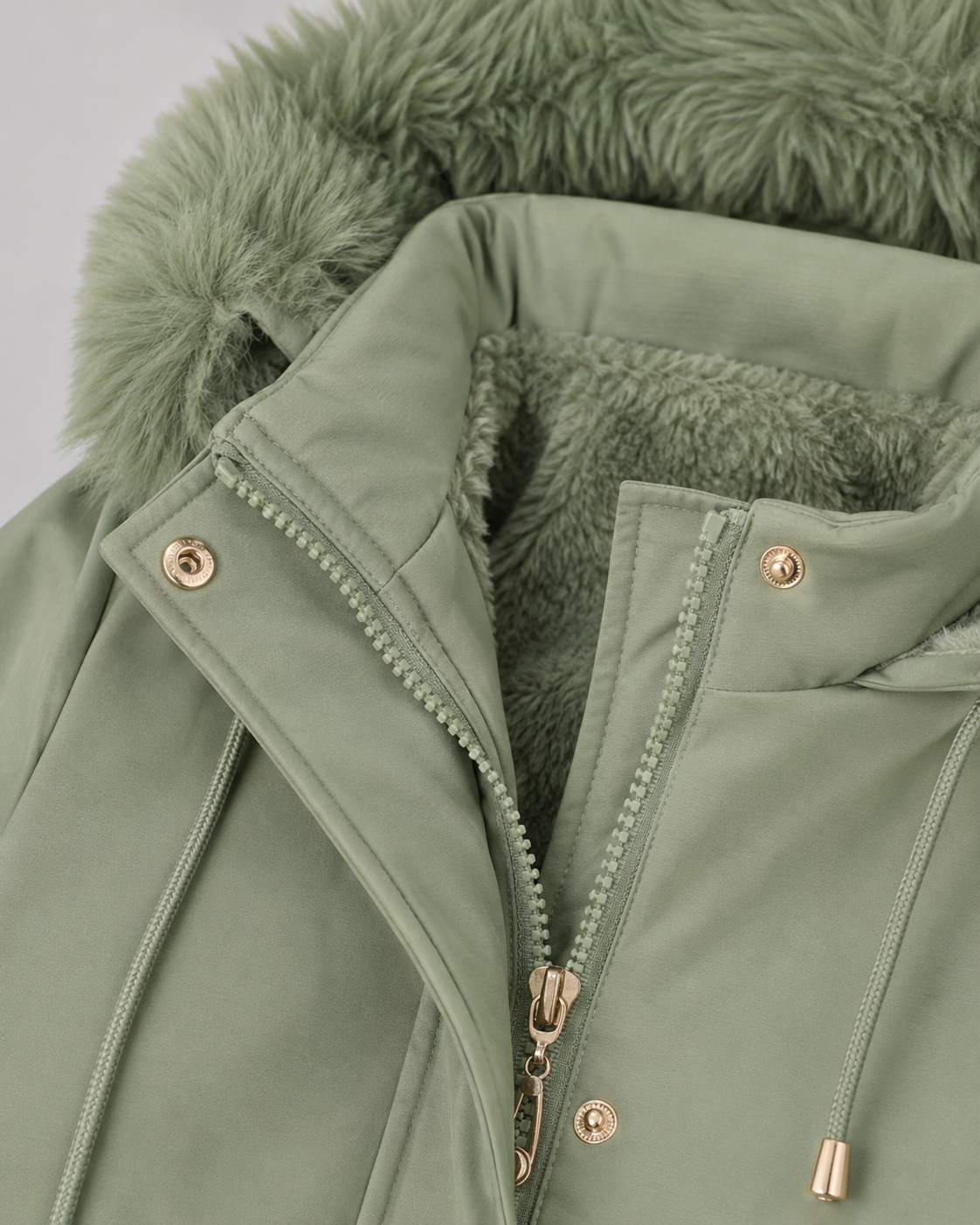 Kacob | Women's Faux Fur Hood Fleece Lined Parka