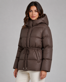 Kacob | Women's Fitted Drawstring Puffer Jacket