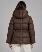 Kacob | Women's Fitted Drawstring Puffer Jacket