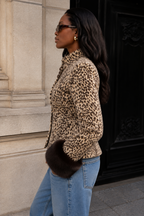 Kacob | Women's Fitted Faux Fur Jacket