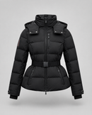 Kacob | Women's Hooded Belted Puffer Jacket