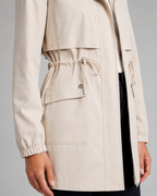 Kacob | Women's Hooded Drawstring Trench Coat