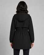 Kacob | Women's Hooded Drawstring Trench Coat