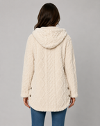 Kacob | Women's Hooded Teddy Fleece Jacket