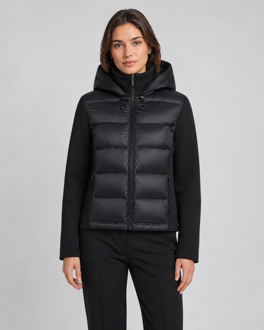 Kacob | Women's Hybrid Hooded Puffer Jacket