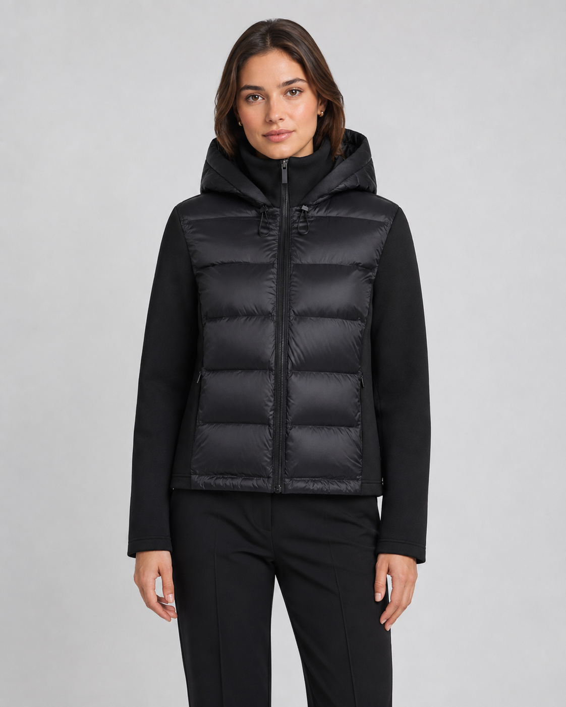 Kacob | Women's Hybrid Hooded Puffer Jacket
