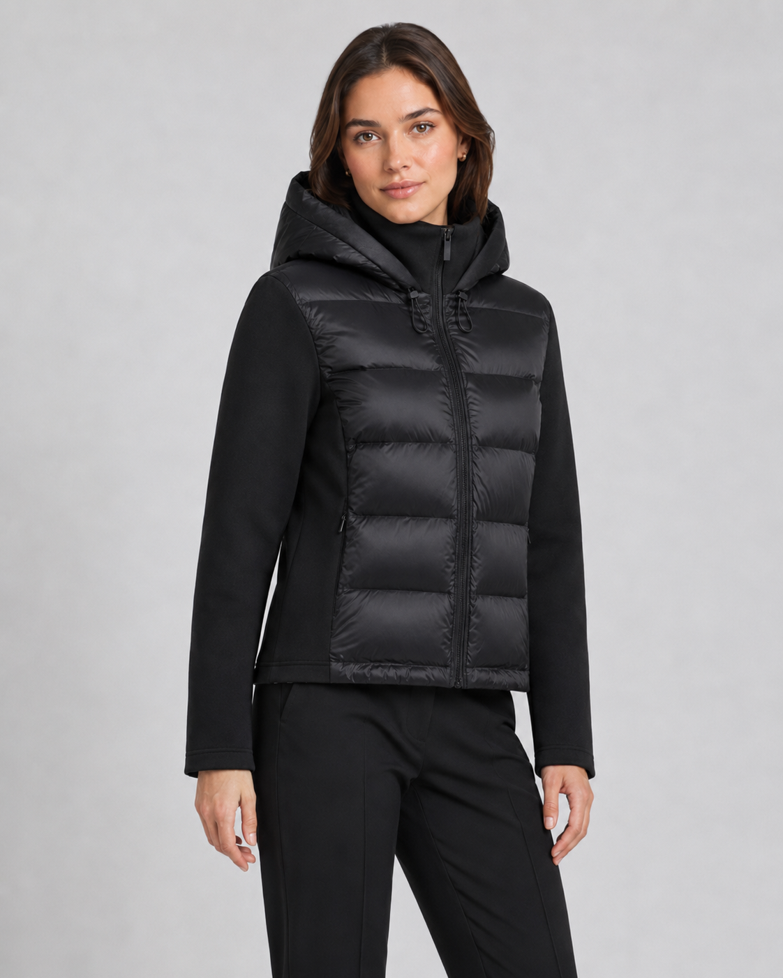 Kacob | Women's Hybrid Hooded Puffer Jacket