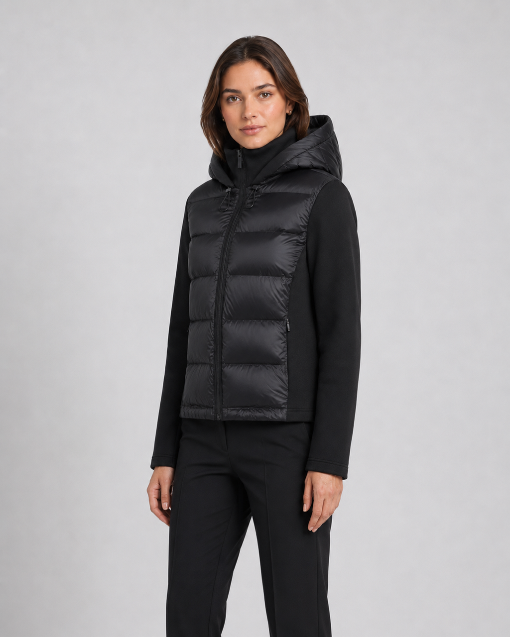 Kacob | Women's Hybrid Hooded Puffer Jacket