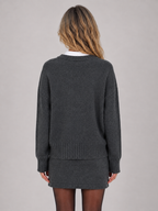 Kacob | Women's Knitted Jumper & Mini Skirt Co-Ord Set