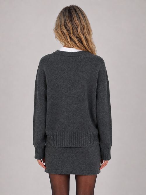 Kacob | Women's Knitted Jumper & Mini Skirt Co-Ord Set