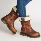 Kacob | Women's Lace-Up Collar Winter Boots