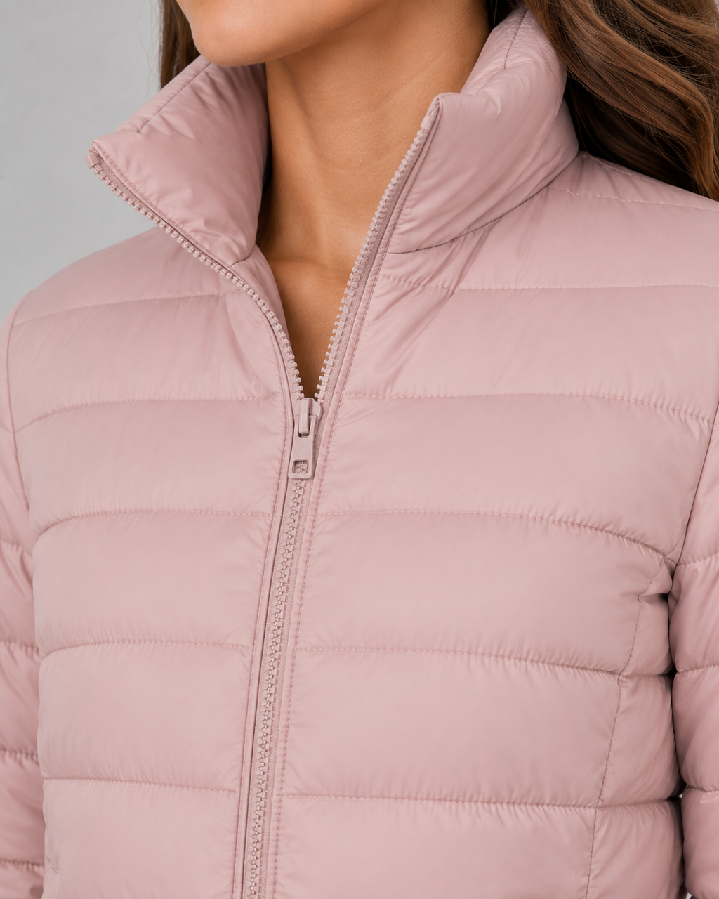 Kacob | Women's Lightweight Stand Collar Puffer Jacket