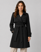 Kacob | Women's Long Belted Trench Coat