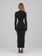 Kacob | Women's Long Sleeve Bodycon Maxi Dress