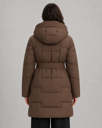 Kacob | Women's Longline Belted Puffer Parka