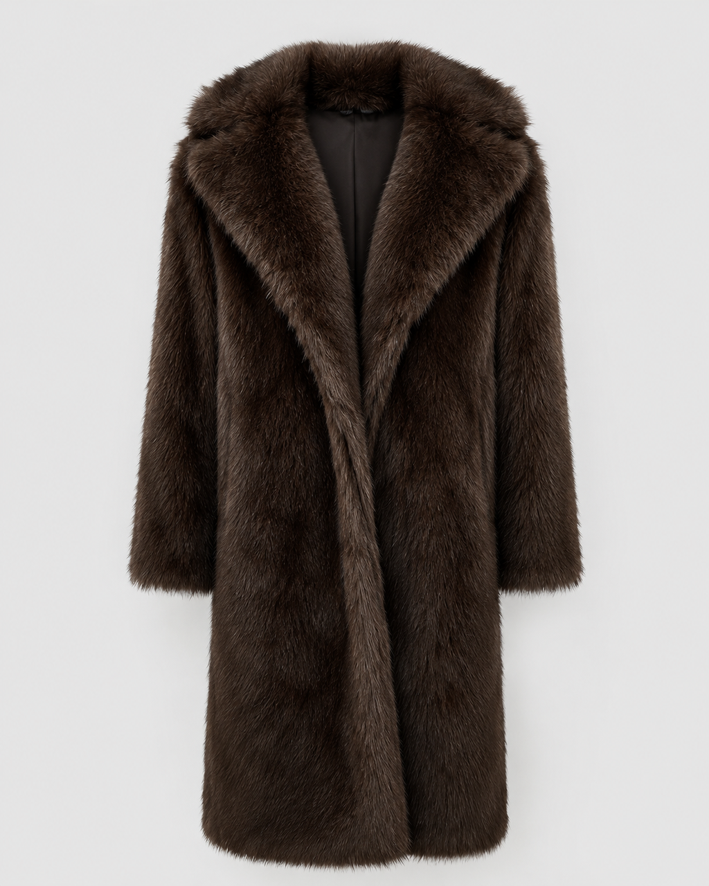 Kacob | Women's Longline Faux Fur Coat