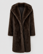 Kacob | Women's Longline Faux Fur Coat