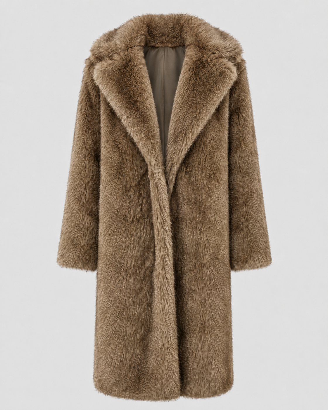 Kacob | Women's Longline Faux Fur Coat