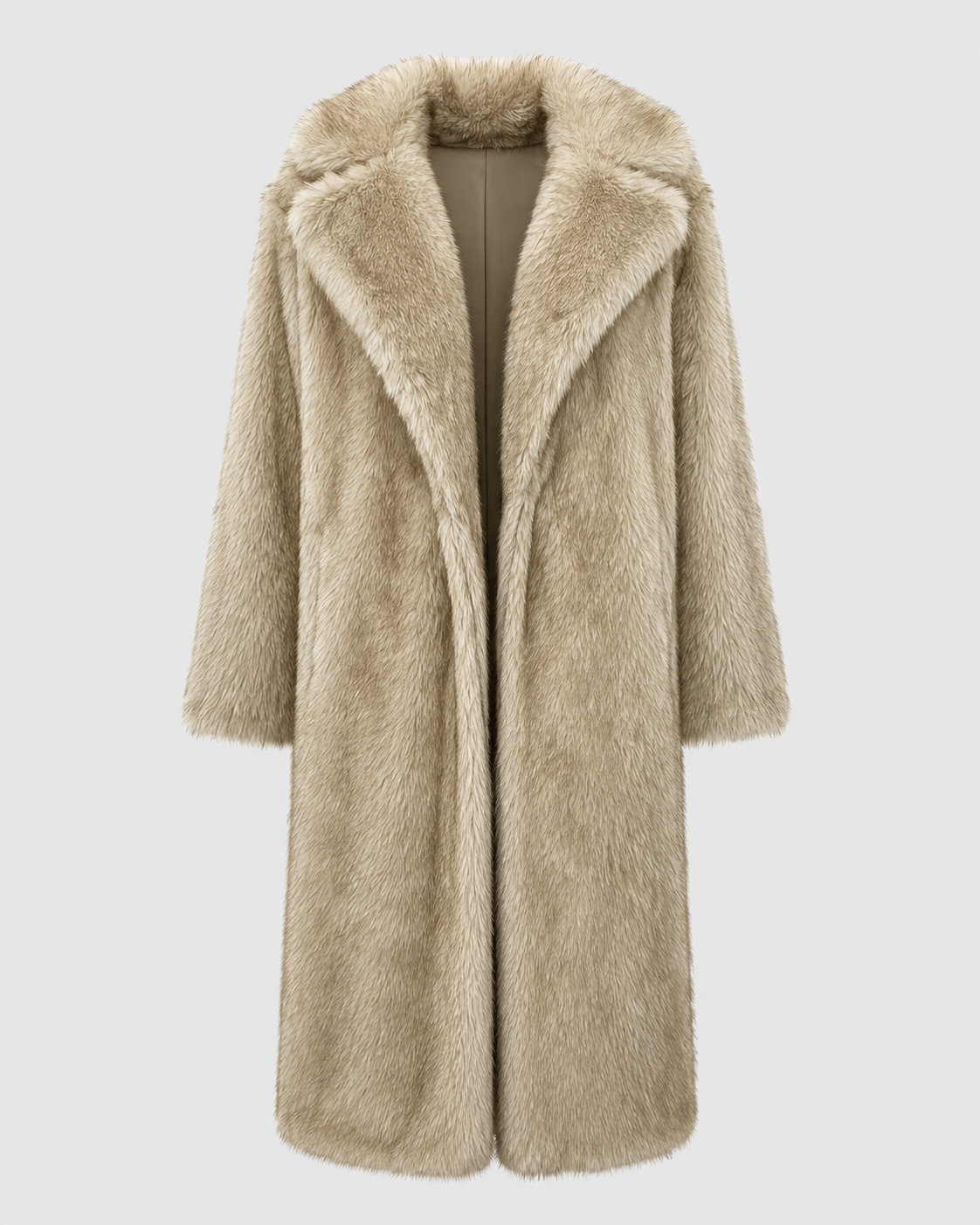 Kacob | Women's Longline Faux Fur Coat