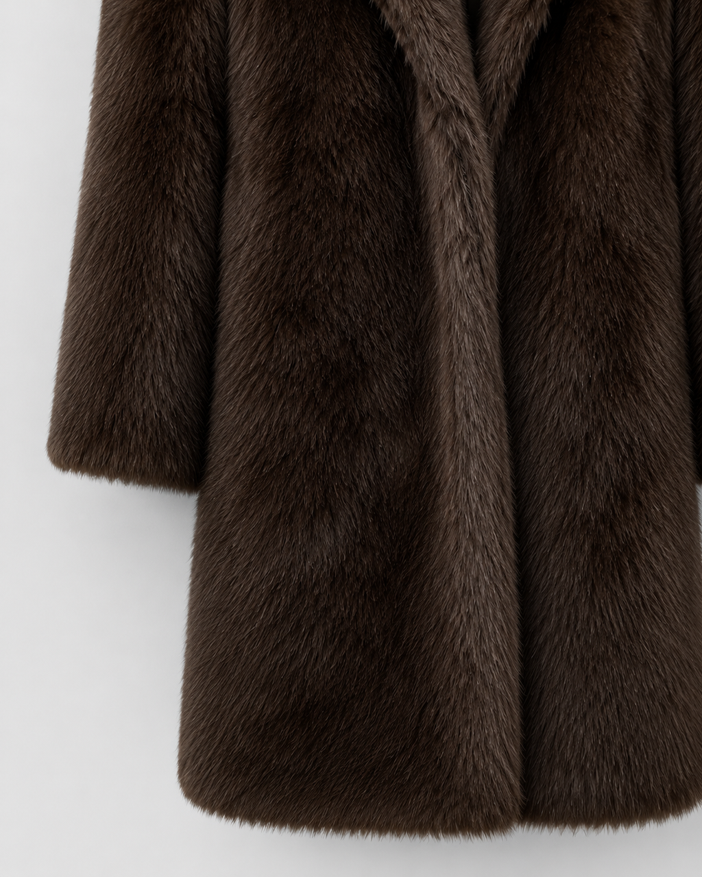Kacob | Women's Longline Faux Fur Coat
