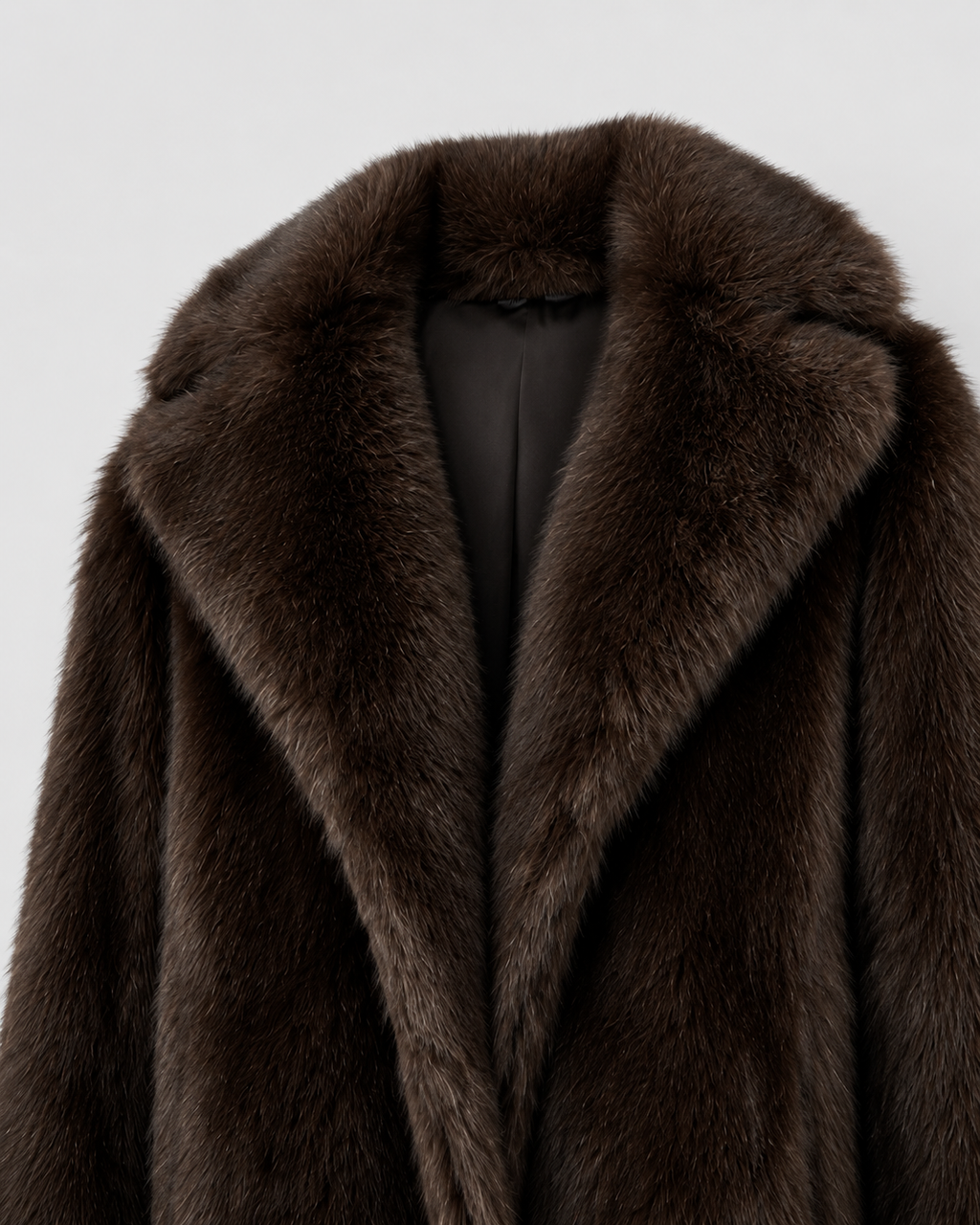 Kacob | Women's Longline Faux Fur Coat