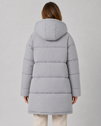 Kacob | Women's Longline Hooded Puffer Coat