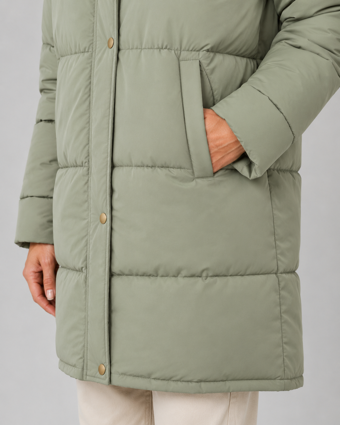 Kacob | Women's Longline Hooded Puffer Coat