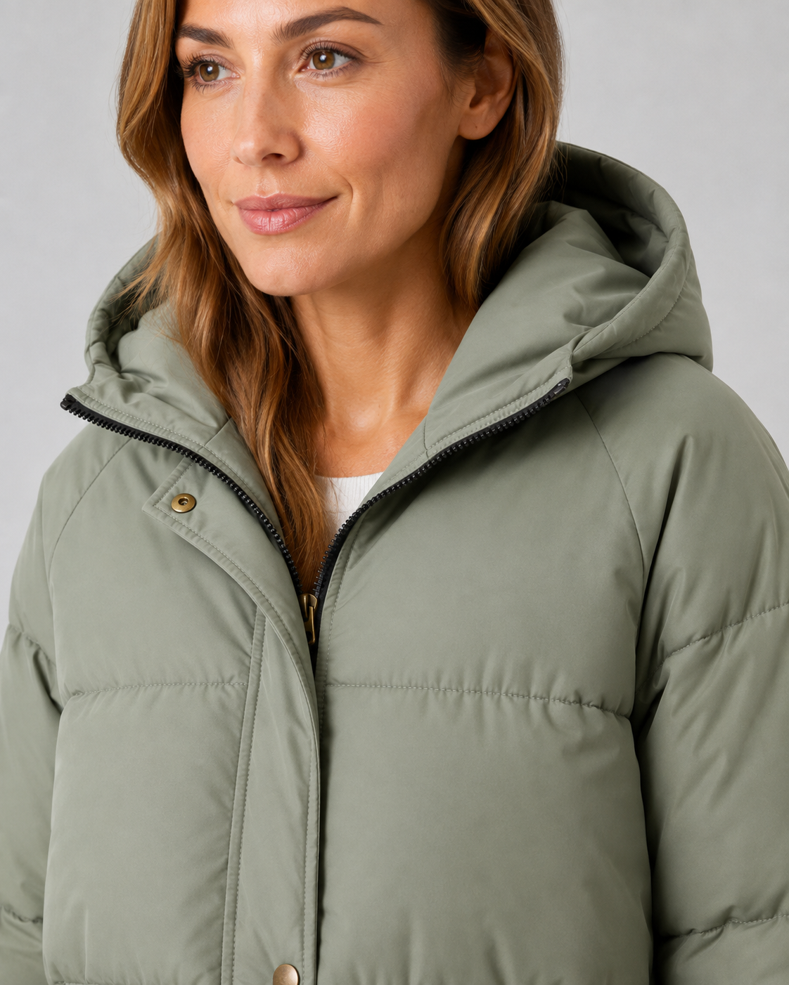 Kacob | Women's Longline Hooded Puffer Coat