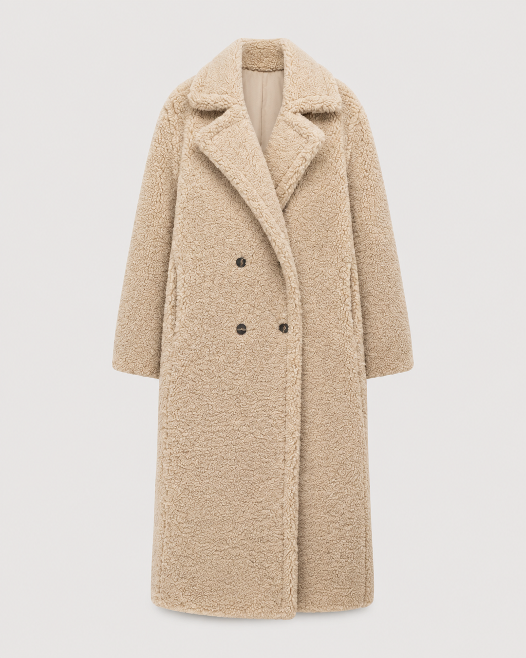 Kacob | Women's Longline Teddy Coat