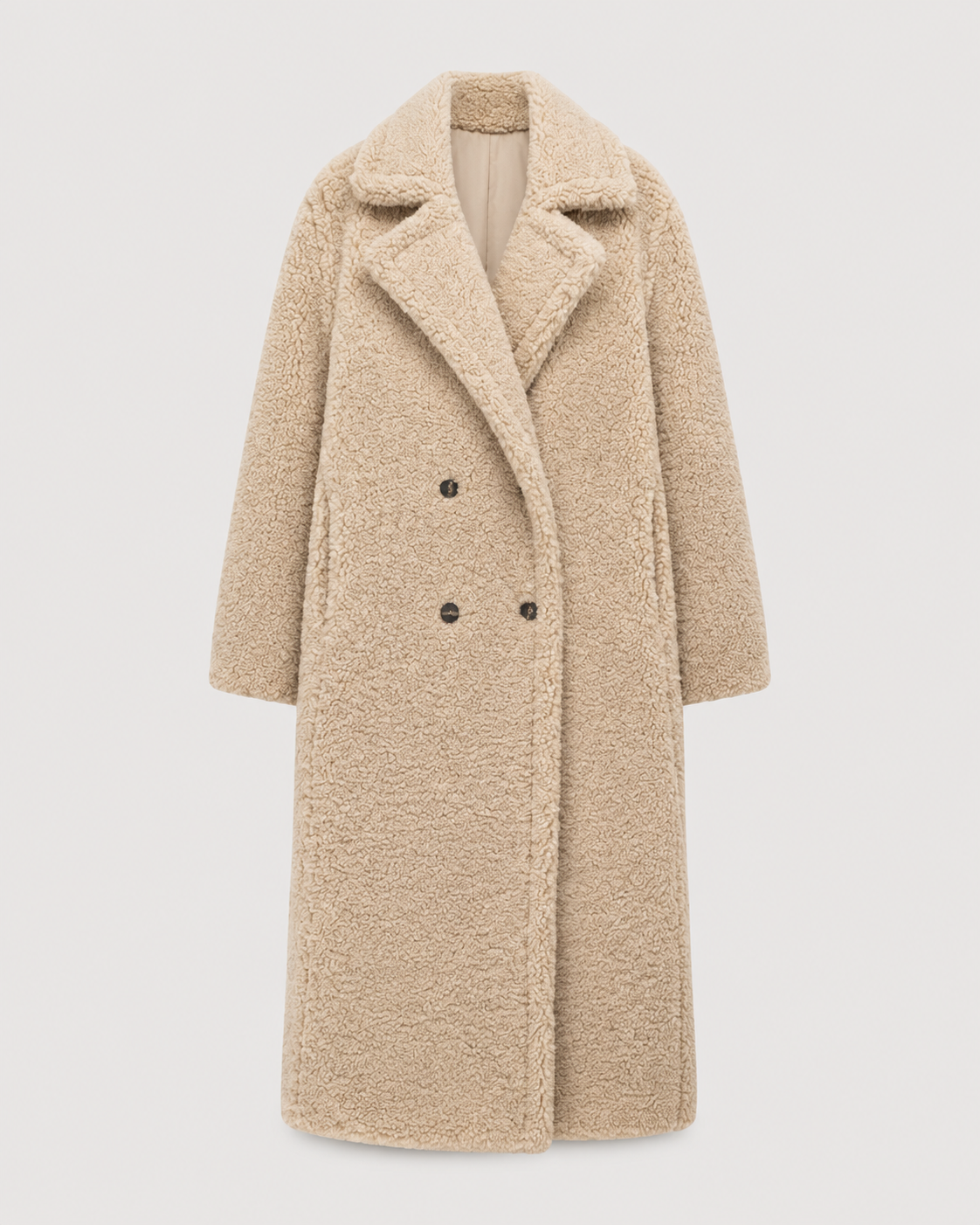 Kacob | Women's Longline Teddy Coat