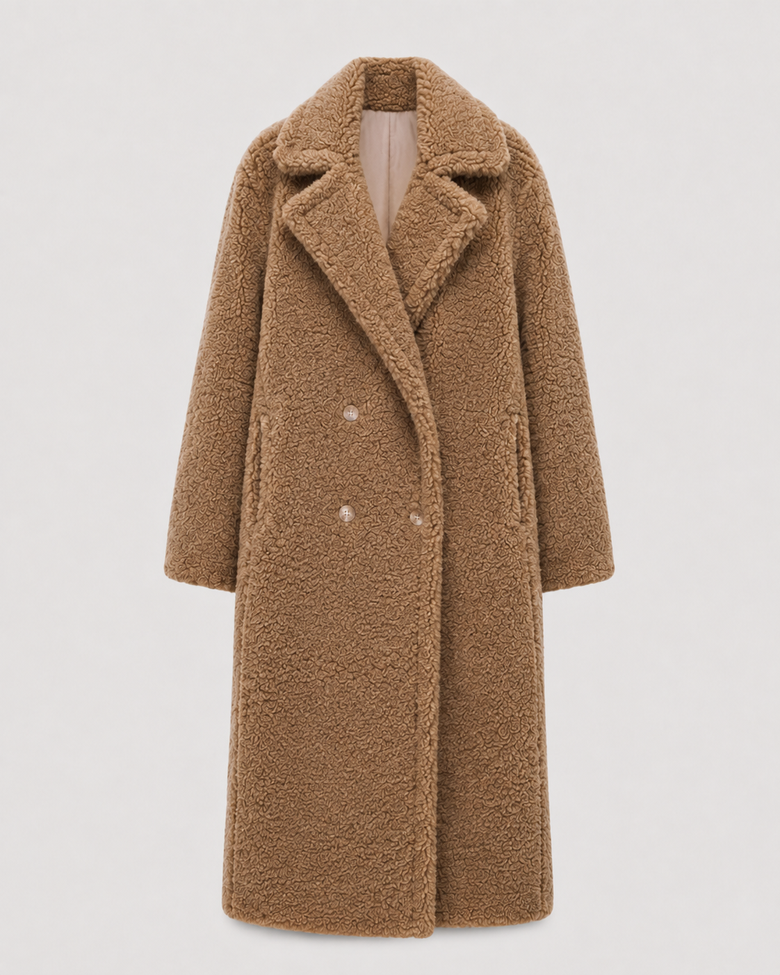 Kacob | Women's Longline Teddy Coat