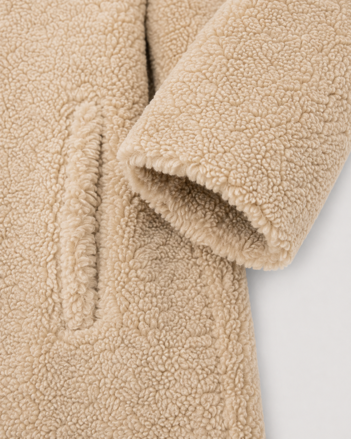 Kacob | Women's Longline Teddy Coat