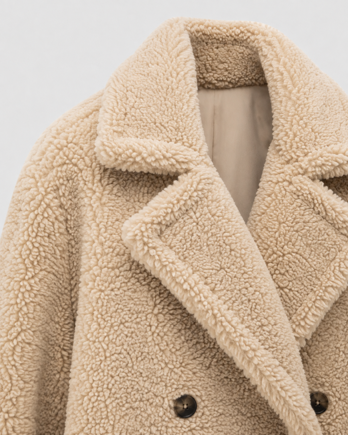 Kacob | Women's Longline Teddy Coat