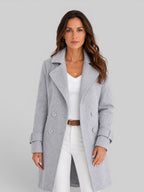 Kacob | Women's Longline Wool-Blend Coat